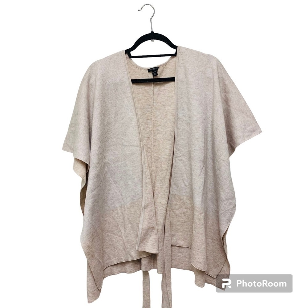 Ann Taylor Belted Poncho Cape